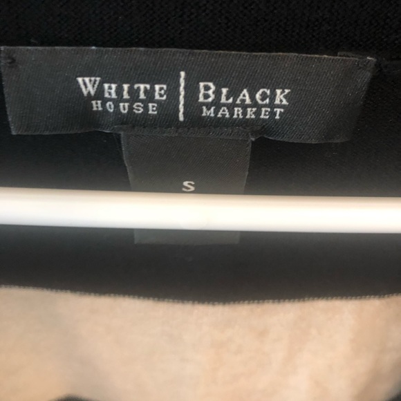 WHBM Open Front Stripe Cardigan Size Small - Picture 4 of 5